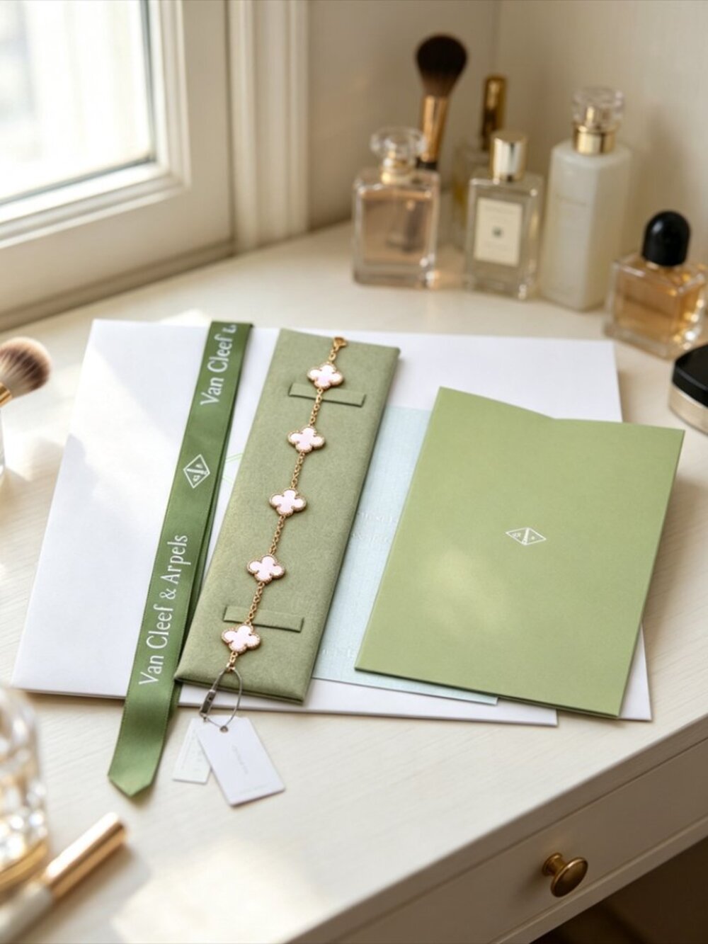 ✨ Van Cleef & Arpels White Bracelet